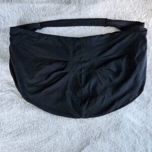 Aryasense Oversized Crossbody Cotton Bag in Black